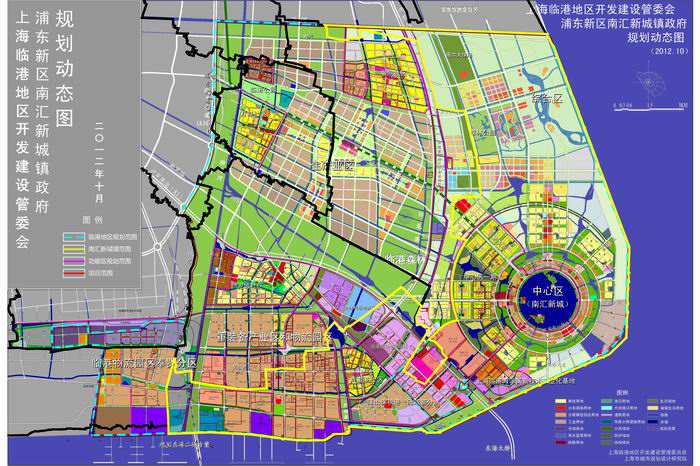 上海临港六大产业基地分布图