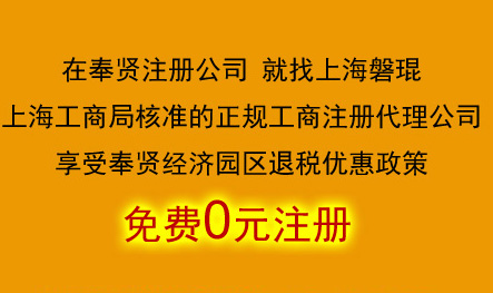 上海磐琨在奉贤区注册公司的优势