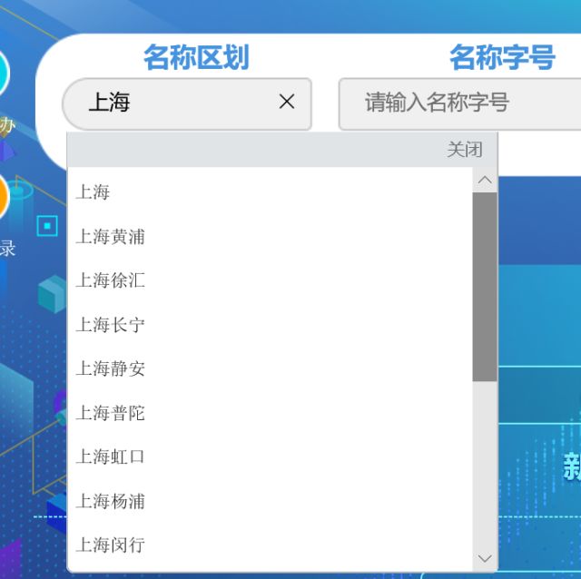 上海注册公司网上核名教程